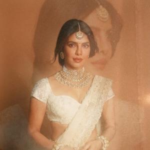 Ivory Bridal Look Inspired by Priyanka Chopra – Classic Indian Ethnic Fashion