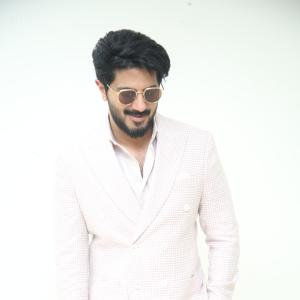 Dulquer Salmaan Looks Stylish in Pastel Blazer and White Trousers | Sophisticated Fashion Look