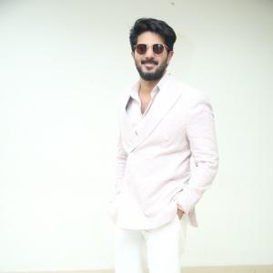 Dulquer Salmaan Looks Stylish in Pastel Blazer and White Trousers | Sophisticated Fashion Look