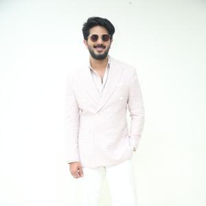 Dulquer Salmaan Looks Stylish in Pastel Blazer and White Trousers | Sophisticated Fashion Look