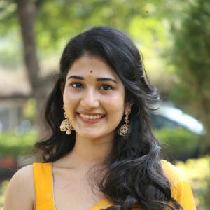 Amrutha Chowdary Shines in a Bright Yellow Saree | Elegant & Graceful Outdoor Photoshoot