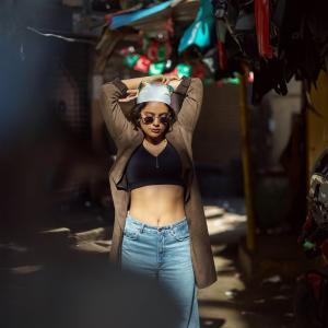 Nanditha Swetha in Bold Street-Style Look – Powerful Industrial Photoshoot