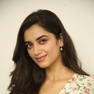 Actress Bhagyashri Borse Looks Stunning in Floral Dress Photoshoot