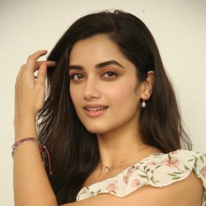 Actress Bhagyashri Borse Looks Stunning in Floral Dress Photoshoot