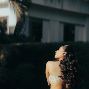 Actress Saptami Gowda Shines in Elegant Ethnic Outfit During Outdoor Photoshoot