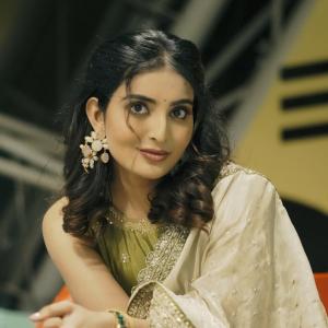 Actress Ananya Nagalla Inspired Traditional Saree Look – Elegant Ethnic Photoshoot