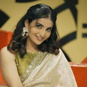 Actress Ananya Nagalla Inspired Traditional Saree Look – Elegant Ethnic Photoshoot