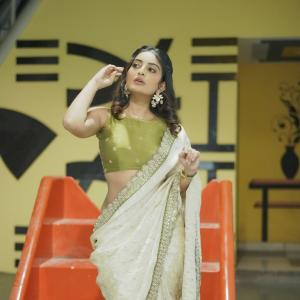 Actress Ananya Nagalla Inspired Traditional Saree Look – Elegant Ethnic Photoshoot