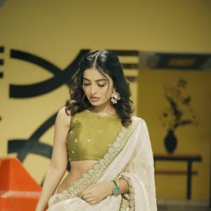 Actress Ananya Nagalla Inspired Traditional Saree Look – Elegant Ethnic Photoshoot