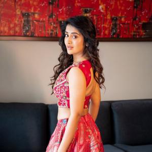 Actress Rashi Singh Shines in Elegant Red Traditional Outfit