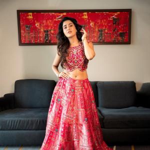 Actress Rashi Singh Shines in Elegant Red Traditional Outfit