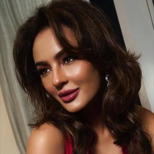 Actress Seerat Kapoor Looks Radiant in Elegant Pink Gown