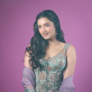 Actress Bhagyashree Borse Stuns in Elegant Pastel Ethnic Photoshoot