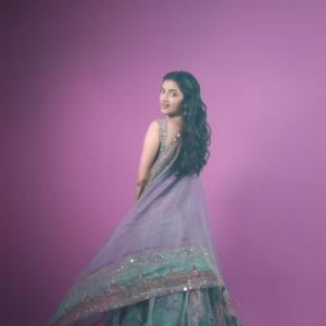 Actress Bhagyashree Borse Stuns in Elegant Pastel Ethnic Photoshoot
