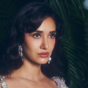 Actress Disha Patani Shines in Sparkling Lavender Ensemble