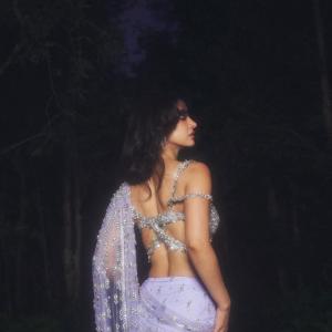 Actress Disha Patani Shines in Sparkling Lavender Ensemble