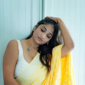 Actress Priya Vadlamani Radiates Grace in Yellow Saree