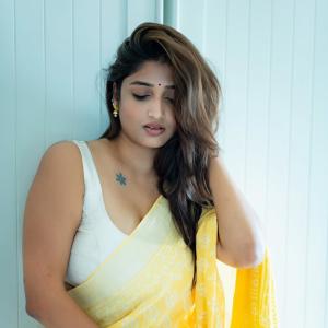 Actress Priya Vadlamani Radiates Grace in Yellow Saree
