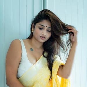 Actress Priya Vadlamani Radiates Grace in Yellow Saree