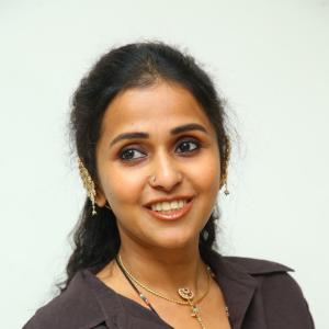 Singer Smitha Elegant Look in Stylish Ethnic Outfit