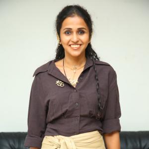 Singer Smitha Elegant Look in Stylish Ethnic Outfit