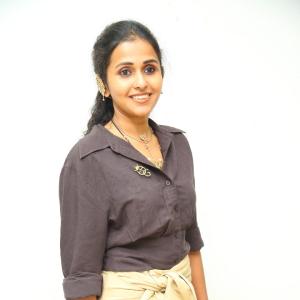 Singer Smitha Elegant Look in Stylish Ethnic Outfit