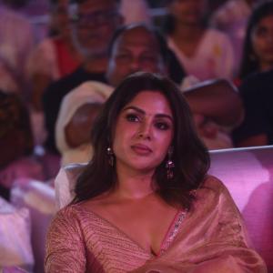 Samyuktha Menon Radiates Elegance in Traditional Saree at Public Event