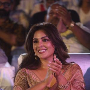 Samyuktha Menon Radiates Elegance in Traditional Saree at Public Event