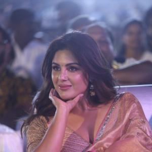 Samyuktha Menon Radiates Elegance in Traditional Saree at Public Event