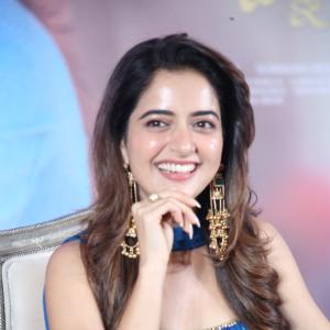 Aashika Ranganath Shines in Elegant Blue Dress at Event | Latest Photos & Style Highlights