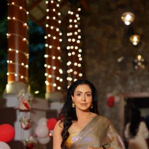 Actress Alekhya Angel threw Christmas party