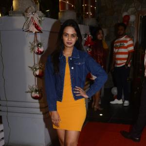 Actress Alekhya Angel threw Christmas party