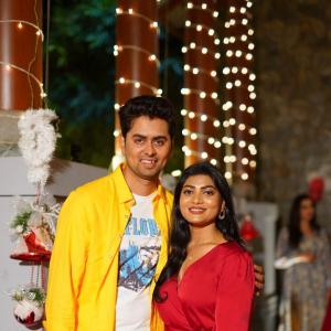 Actress Alekhya Angel threw Christmas party