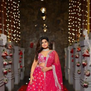 Actress Alekhya Angel threw Christmas party