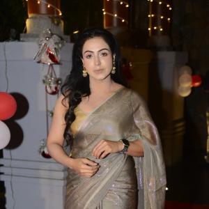 Actress Alekhya Angel threw Christmas party