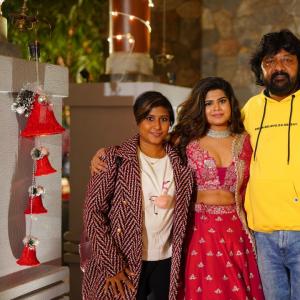 Actress Alekhya Angel threw Christmas party