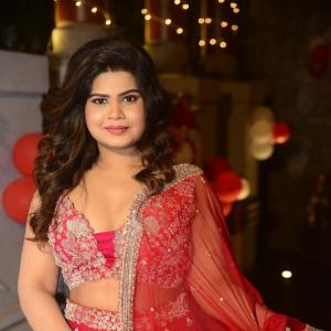 Actress Alekhya Angel threw Christmas party
