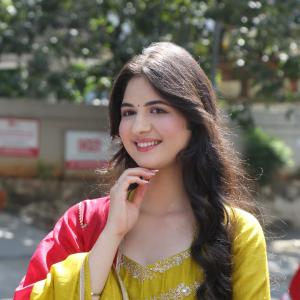 Harshaali Malhotra Stuns in Yellow Traditional Outfit with Elegant Indian Look
