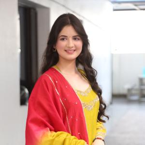 Harshaali Malhotra Stuns in Yellow Traditional Outfit with Elegant Indian Look