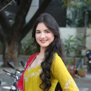 Harshaali Malhotra Stuns in Yellow Traditional Outfit with Elegant Indian Look