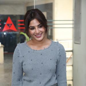 Samyuktha Menon Radiates Natural Elegance in a Minimalist Grey Outfit
