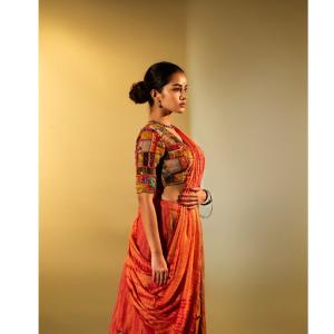 Anupama Parameswaran Inspired Ethnic Style | Graceful Indian Saree Look