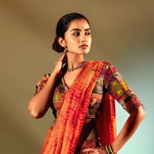 Anupama Parameswaran Inspired Ethnic Style | Graceful Indian Saree Look