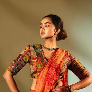 Anupama Parameswaran Inspired Ethnic Style | Graceful Indian Saree Look