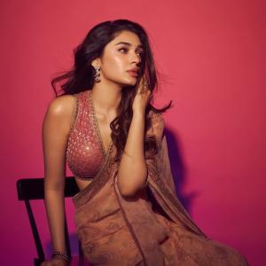 Kriti Shetty Inspired Modern Ethnic Portrait | Elegant Glamour Look