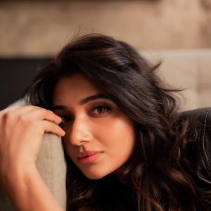 Actress Mirnaa Menon Elegant Portrait | Graceful Indoor Photoshoot Look