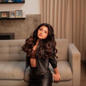 Actress Mirnaa Menon Elegant Portrait | Graceful Indoor Photoshoot Look