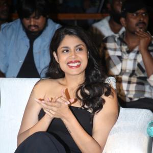 Actress Faria Abdulla Stuns in Black Strapless Top and Pants with Chic Elegance