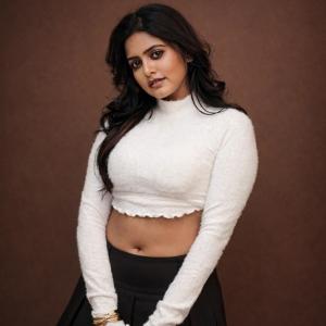 Actress Pragya Nayan in Stylish White Top and Black Skirt