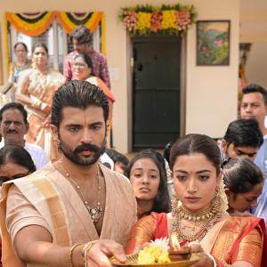Vijay Deverakonda & Rashmika Mandanna’s Satyanarayana Swamy Puja